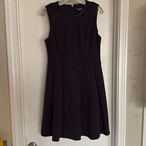 NWT DKNY Black Fit & Flare Dress Size M